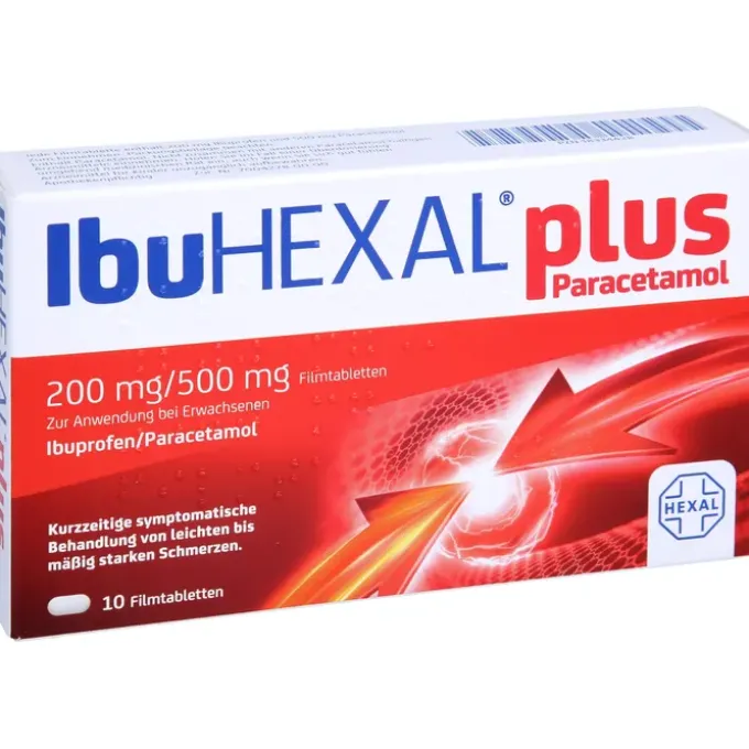 IBUHEXAL plus Paracetamol 200 mg/500 mg Filmtabl. 10 St