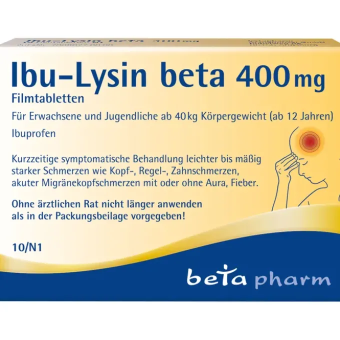 IBU-LYSIN beta 400 mg Filmtabletten 10 St