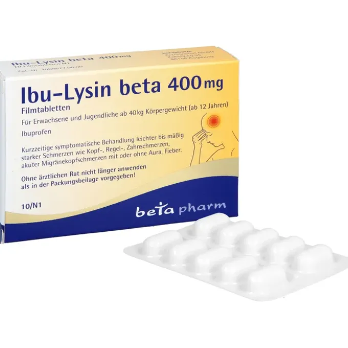 IBU-LYSIN beta 400 mg Filmtabletten 10 St