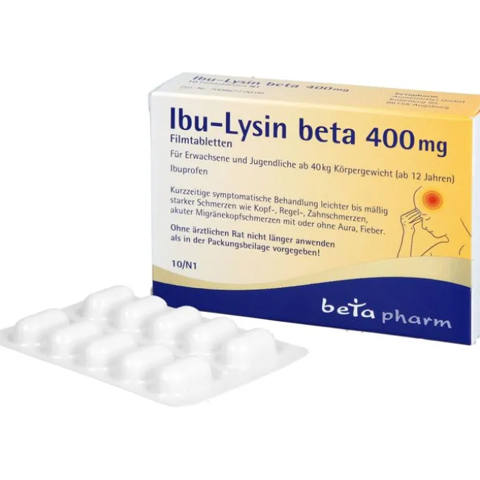 IBU-LYSIN beta 400 mg Filmtabletten 10 St