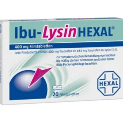 IBU-LYSINHEXAL Filmtabletten 20 St