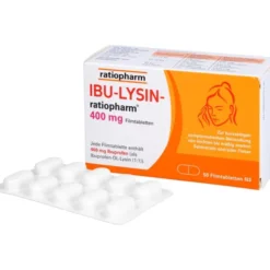 IBU-LYSIN-ratiopharm 400 mg Filmtabletten 50 St