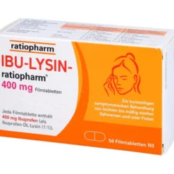 IBU-LYSIN-ratiopharm 400 mg Filmtabletten 50 St