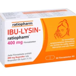 IBU-LYSIN-ratiopharm 400 mg Filmtabletten 50 St