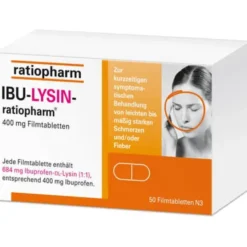 IBU-LYSIN-ratiopharm 400 mg Filmtabletten 50 St