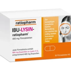 IBU-LYSIN-ratiopharm 400 mg Filmtabletten 50 St