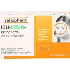 IBU-LYSIN-ratiopharm 293 mg Filmtabletten 10 St