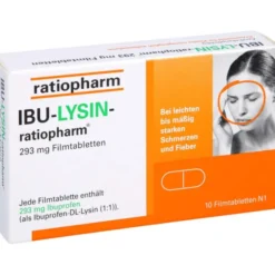 IBU-LYSIN-ratiopharm 293 mg Filmtabletten 10 St