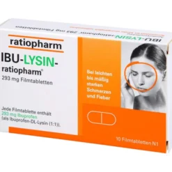 IBU-LYSIN-ratiopharm 293 mg Filmtabletten 10 St