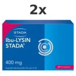 IBU-LYSIN STADA 400 mg Filmtabletten Set 2x 20St