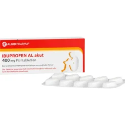 Ibuprofen AL akut 400 mg Filmtabletten bei akuten Schmerzen 20 St