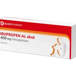 Ibuprofen AL akut 400 mg Filmtabletten bei akuten Schmerzen 10 St