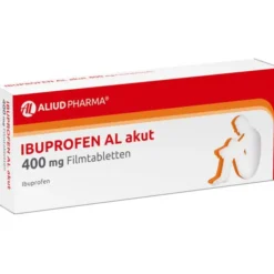 Ibuprofen AL akut 400 mg Filmtabletten bei akuten Schmerzen 50 St