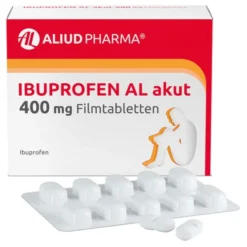 Ibuprofen AL akut 400 mg Filmtabletten bei akuten Schmerzen 50 St
