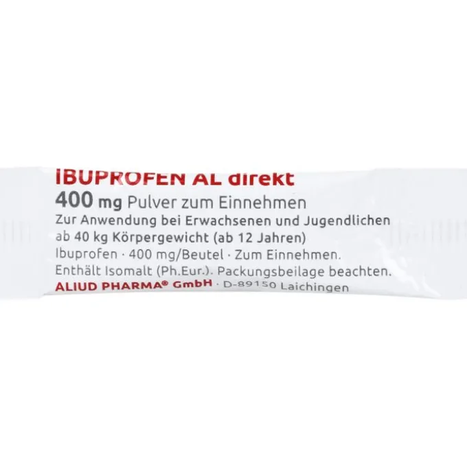 IBUPROFEN AL direkt 400 mg Pulver zum Einnehmen 20 St