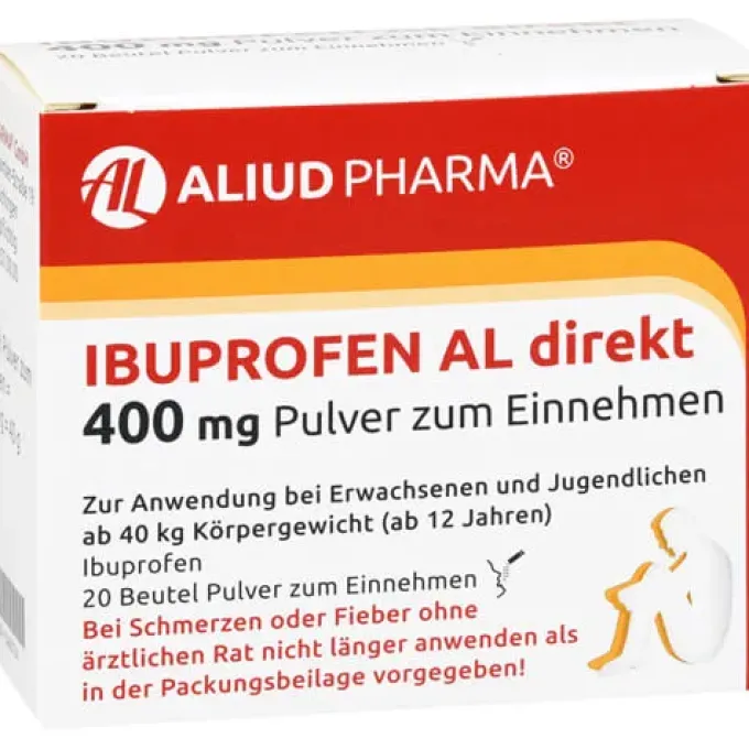 IBUPROFEN AL direkt 400 mg Pulver zum Einnehmen 20 St