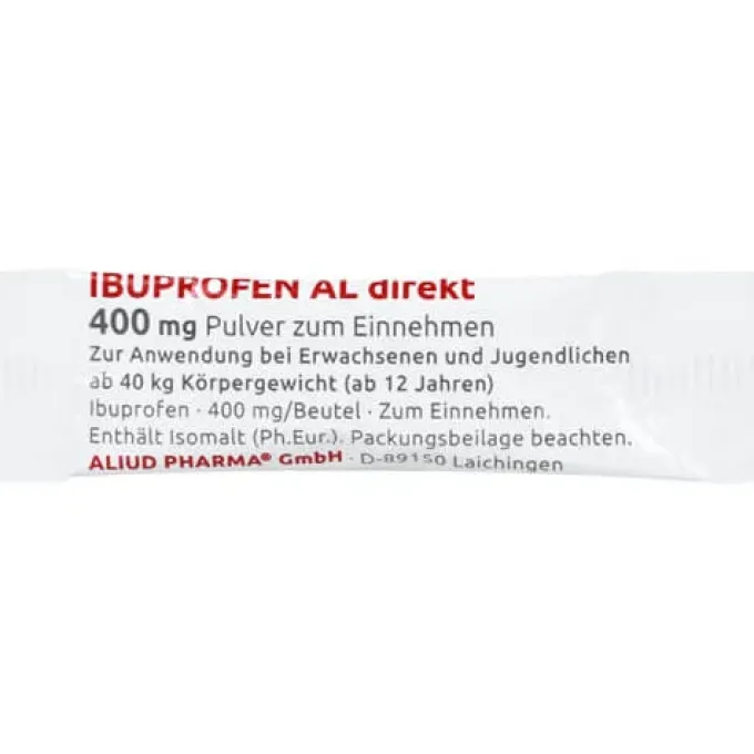 IBUPROFEN AL direkt 400 mg Pulver zum Einnehmen 20 St