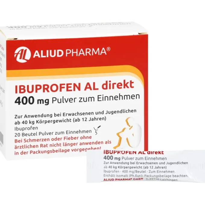 IBUPROFEN AL direkt 400 mg Pulver zum Einnehmen 20 St