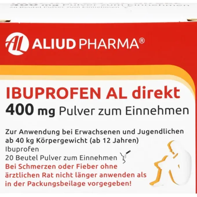 IBUPROFEN AL direkt 400 mg Pulver zum Einnehmen 20 St