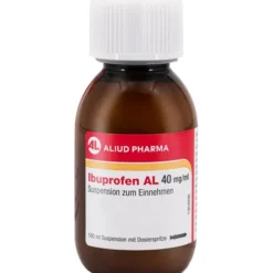 Ibuprofen AL 40 mg/ml Suspension bei Fieber und Schmerzen 100 ml