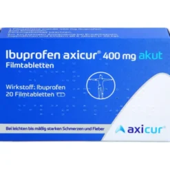 IBUPROFEN axicur 400 mg akut Filmtabletten 20 St