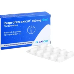 IBUPROFEN axicur 400 mg akut Filmtabletten 20 St