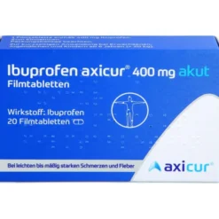 IBUPROFEN axicur 400 mg akut Filmtabletten 20 St