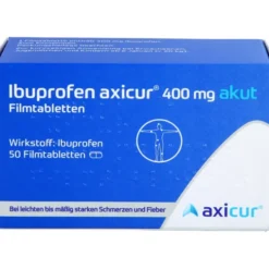 IBUPROFEN axicur 400 mg akut Filmtabletten 50 St
