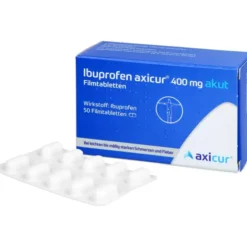 IBUPROFEN axicur 400 mg akut Filmtabletten 50 St