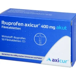 IBUPROFEN axicur 400 mg akut Filmtabletten 50 St