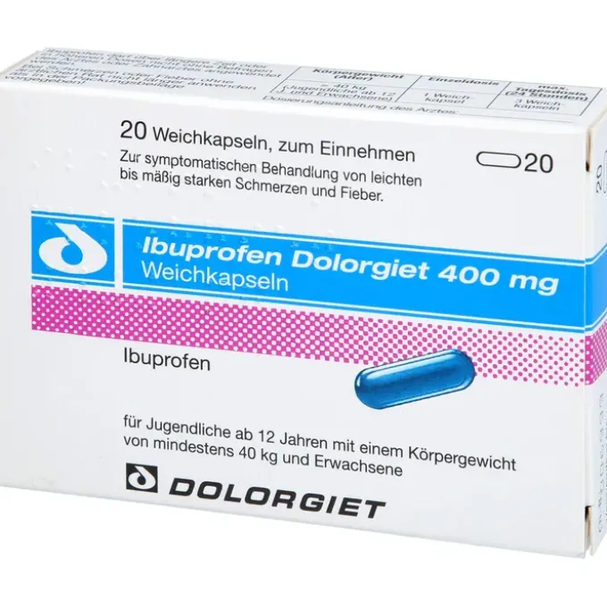 IBUPROFEN Dolorgiet 400 mg Weichkapseln 20 St