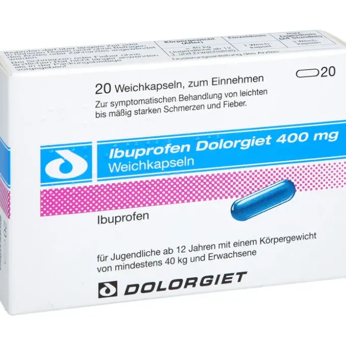 IBUPROFEN Dolorgiet 400 mg Weichkapseln 20 St