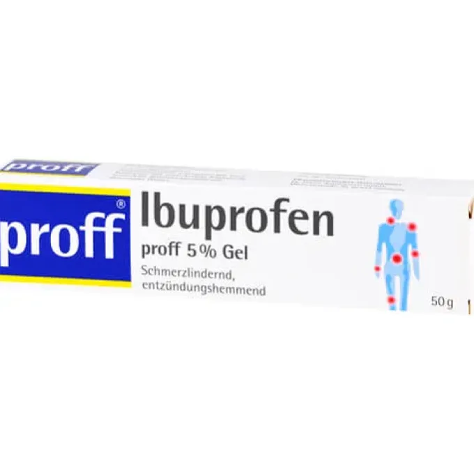 IBUPROFEN proff 5% Gel 50 g