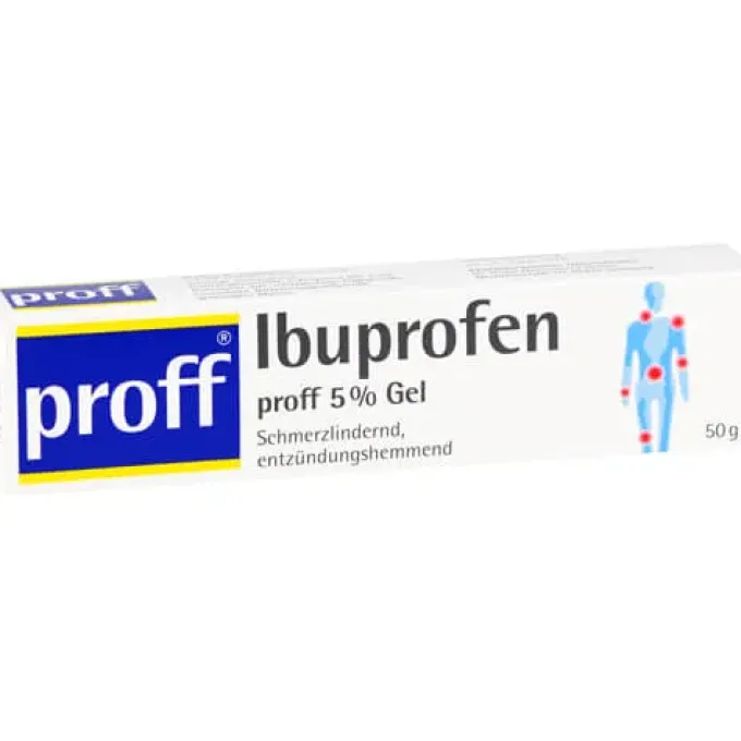 IBUPROFEN proff 5% Gel 50 g