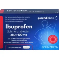 IBUPROFEN Schmerztabletten 400 mg Filmtabletten 30 St