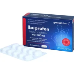 IBUPROFEN Schmerztabletten 400 mg Filmtabletten 30 St