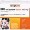 IBU-RATIOPHARM direkt 400 mg Pulver zum Einnehmen 20 St