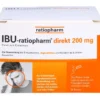 IBU-RATIOPHARM direkt 200 mg Pulver zum Einnehmen 20 St