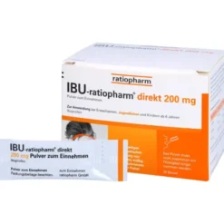 IBU-RATIOPHARM direkt 200 mg Pulver zum Einnehmen 20 St