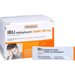 IBU-RATIOPHARM direkt 200 mg Pulver zum Einnehmen 20 St