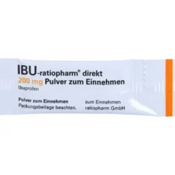 IBU-RATIOPHARM direkt 200 mg Pulver zum Einnehmen 20 St