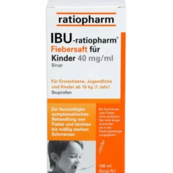 IBU-RATIOPHARM Fiebersaft für Kinder 40 mg/ml 100 ml