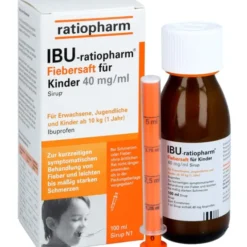 IBU-RATIOPHARM Fiebersaft für Kinder 40 mg/ml 100 ml