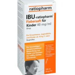 IBU-RATIOPHARM Fiebersaft für Kinder 40 mg/ml 100 ml