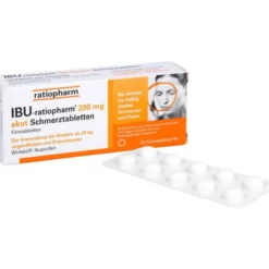 IBU-RATIOPHARM 200 mg akut Schmerztbl.Filmtabl. 10 St