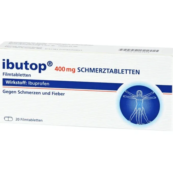 IBUTOP 400 mg Schmerztabletten Filmtabletten 20 St
