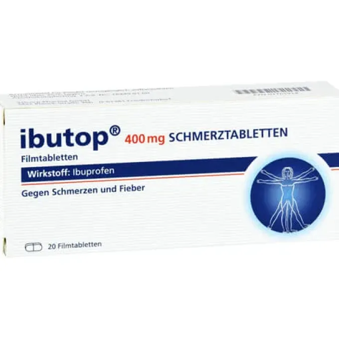 IBUTOP 400 mg Schmerztabletten Filmtabletten 20 St
