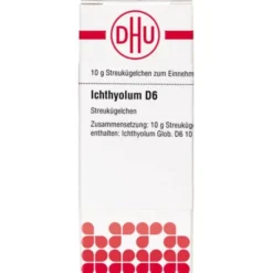 ICHTHYOLUM D 6 Globuli 10 g