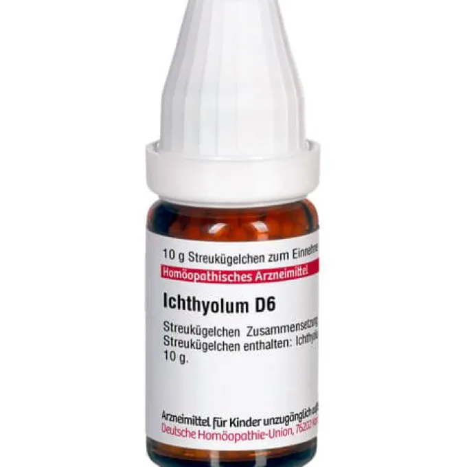 ICHTHYOLUM D 6 Globuli 10 g