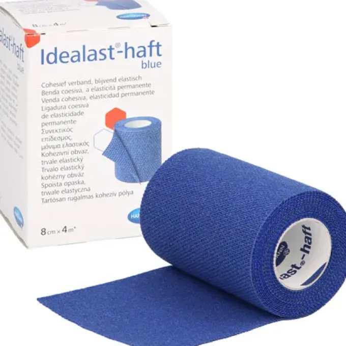 IDEALAST-haft color Binde 8 cmx4 m blau 1 St